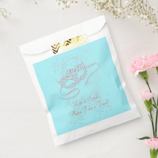 Sachets En Papier Turquoise Blue Masquerade (Scellé)