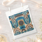 Sachets En Papier Turquoise Gold Sun Southwestern Art (Coupé)