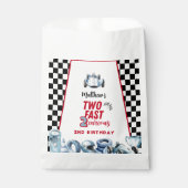 Sachets En Papier Two Fast 2nd birthday Boy Racing Car  (Devant)