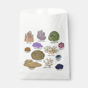 Sachets En Papier Types de corail