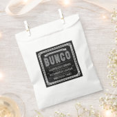 Sachets En Papier Typographie de cru de Bunco (Coupé)