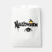 Sachets En Papier Typographie d'Halloween (Devant)