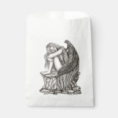 Sachets En Papier Un ange endormi sur la pierre (Devant)