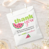 Sachets En Papier Un anniversaire de 1 an pastèque One in a Melon Me (Coupé)