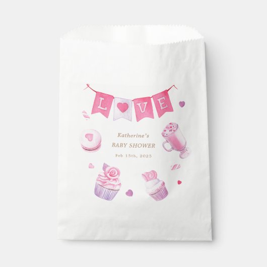 Sachets En Papier Un Baby shower Un Peu Chéri (Devant)