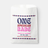 Sachets En Papier Un bébé américain 4 juillet 1er anniversaire (Devant)