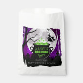 Sachets En Papier Un bébé brasse un Baby shower d'Halloween (Devant)