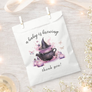 Sachets En Papier Un bébé brasse un Baby shower d'Halloween
