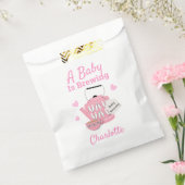 Sachets En Papier Un bébé est en train de brasser rose bébé fille do (Scellé)