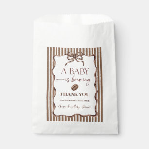 Sachets En Papier Un bébé prépare un café - Cadeau de baby shower