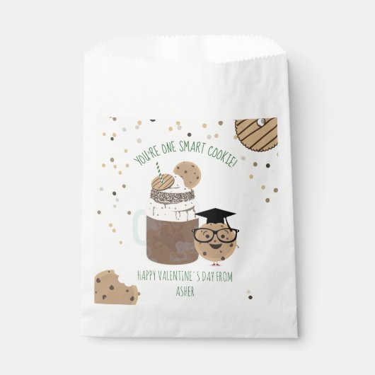 Sachets En Papier Un biscuit intelligent et Milkshake Classroom Vale (Devant)