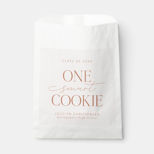 Sachets En Papier Un cookie intelligent Diplôme personnalisé (Devant)