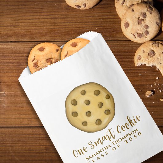 Sachets En Papier Un Cookie Intelligent Diplômé Simple Party Favoris