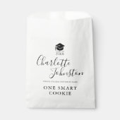 Sachets En Papier Un Cookie Smart Signature Script Graduation Party (Devant)