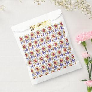 Sachets En Papier Un design dynamique avec création jaune et orange