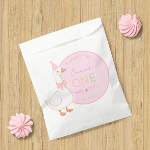 Sachets En Papier Un Dindon Drôle Fille Rose Premier Anniversaire Me