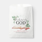 Sachets En Papier Un Enfant De Dieu Baby shower (Devant)