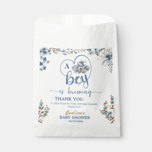 Sachets En Papier Un garçon brasse du Merci de Baby shower de thé po