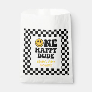 Sachets En Papier Un homme heureux sourire visage garçon premier ann