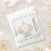 Sachets En Papier Un joli éléphant sauvage 1er anniversaire (Coupé)