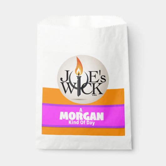 Sachets En Papier Un jour Morgan : avec le logo de Joe's Wick (Devant)