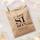 Sachets En Papier Un Mariage de godies français savoureux (Coupé)