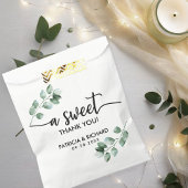 Sachets En Papier Un Mariage de verdure Merci doux