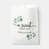 Sachets En Papier Un Mariage de verdure Merci doux (Devant)