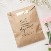 Sachets En Papier Un Mariage sucré Débutant Barre de bonbons Buffet  (Scellé)