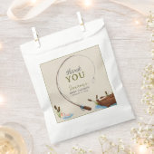 Sachets En Papier Un petit Baby shower de Merci pêcheur (Coupé)