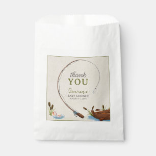 Sachets En Papier Un petit Baby shower de Merci pêcheur