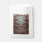 Sachets En Papier Un petit Baby shower d'hiver rustique (Devant)