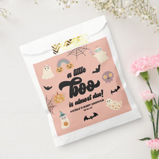 Sachets En Papier Un Petit Boo Est Presque Attendu ! Baby shower d'H (Scellé)