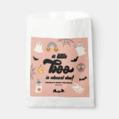 Sachets En Papier Un Petit Boo Est Presque Attendu ! Baby shower d'H (Devant)