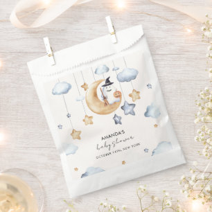 Sachets En Papier Un Petit Boo Moon Stars Baby shower
