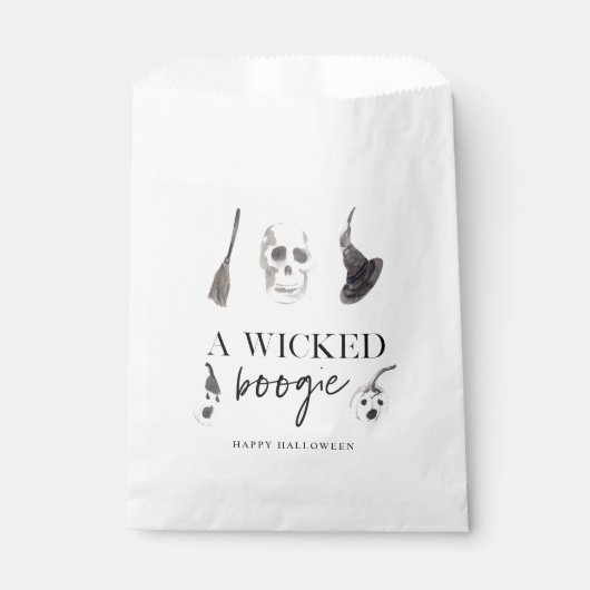 Sachets En Papier Un petit boogie | Bonne Halloween (Devant)