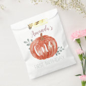 Sachets En Papier Un petit Citrouille 1er anniversaire (Scellé)