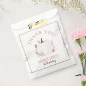 Sachets En Papier Un Petit Citrouille Tourne Un Merci Anniversaire (Scellé)