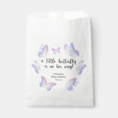 Sachets En Papier Un petit papillon est en chemin Baby shower (Devant)