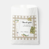 Sachets En Papier Un petit pêcheur Merci d'anniversaire (Devant)