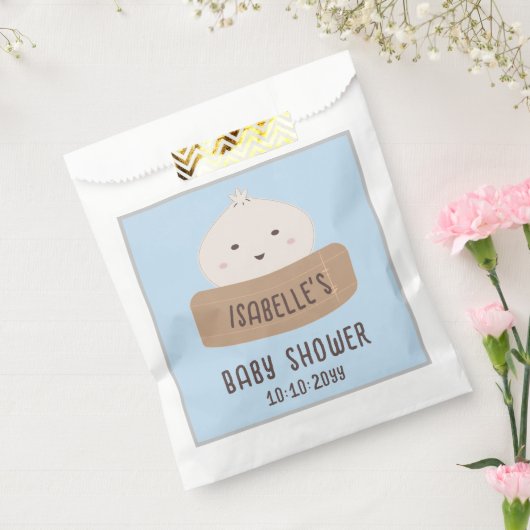 Sachets En Papier Un Peu De Brouillard Est En Chemin Baby shower (Scellé)