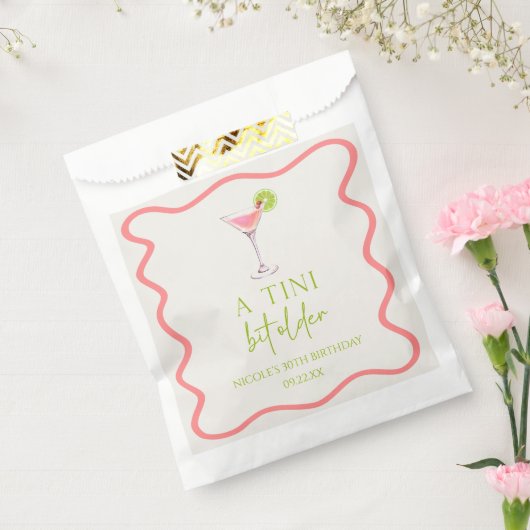 Sachets En Papier Un Tini Un Peu Plus Ancien Cosmo Rose Martini Anni (Scellé)