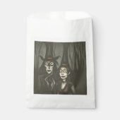 Sachets En Papier Un vampire et une sorcière à Halloween (Devant)