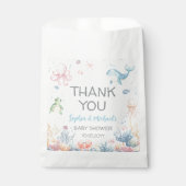 Sachets En Papier Under the Sea Baby Shower (Devant)