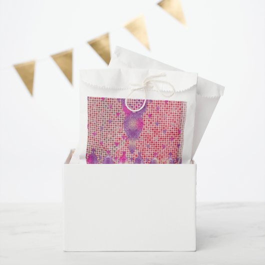 Sachets En Papier une conception d'un arrière - plan pourpre avec de (Fête)