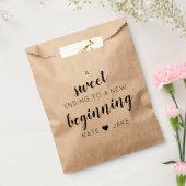 Sachets En Papier Une douce fin à un nouveau Mariage débutant (Scellé)