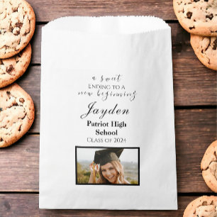 Sachets En Papier Une fin douce à une nouvelle photo de début d'étud