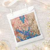 Sachets En Papier une image d'une écharpe bleue et beige (Coupé)