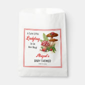 Sachets En Papier Une Mignonne Petite Ladybug Est En Chemin De Baby (Devant)