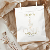 Sachets En Papier Une oie bête En vichy 1er anniversaire
